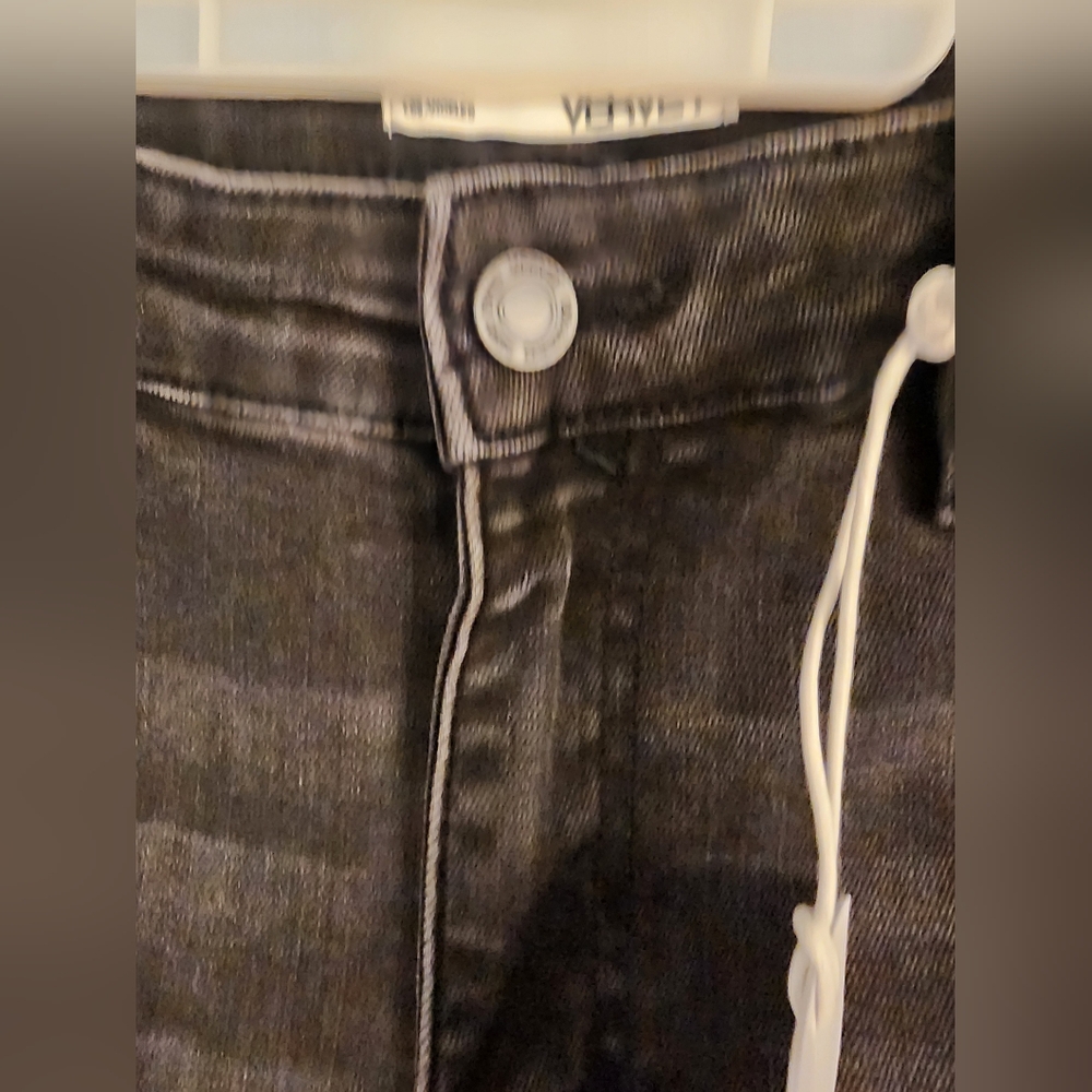 VERVET Black Distressed Skinny Jeans - Picture 2 of 7